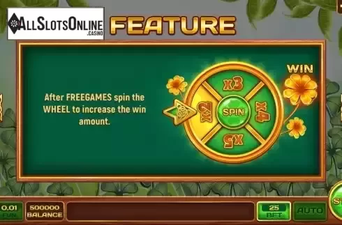 Game Features screen 2