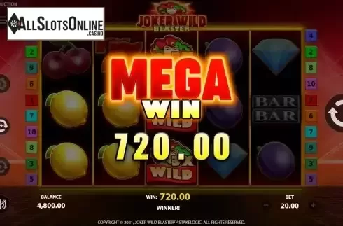 Big Win screen