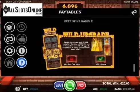 FS gamble screen