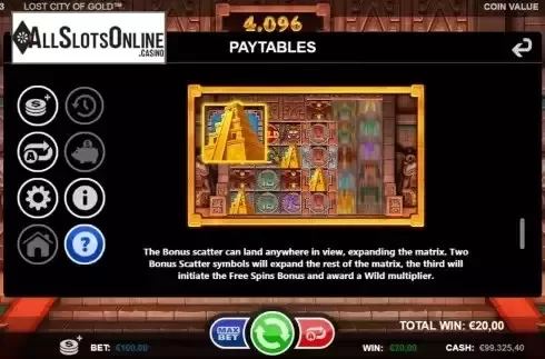 FS bonus screen