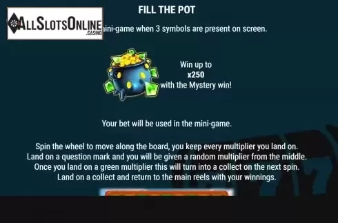 Mini game screen