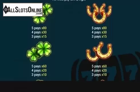 Paytable screen 2