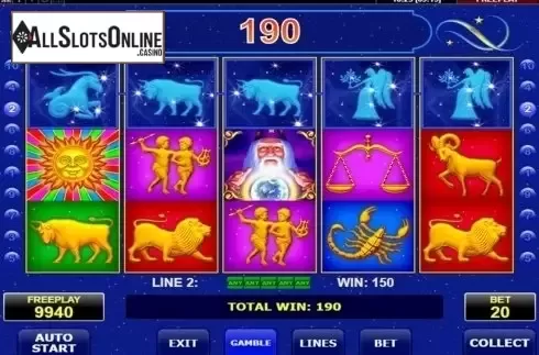 5 of a kind win screen. Lucky Zodiac (Amatic) from Amatic Industries