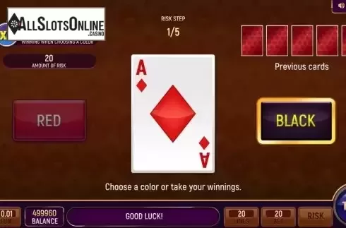 Double Up Risk Game Screen