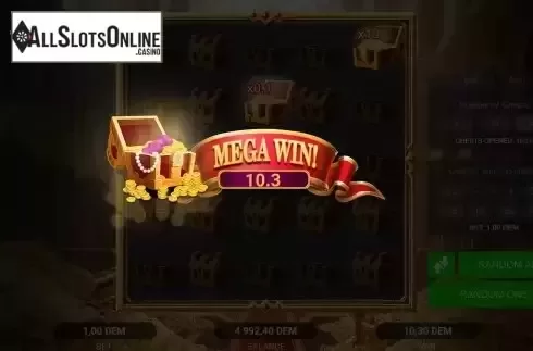 Mega Win Screen