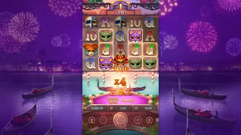 Mask Carnival slot screenshot 3