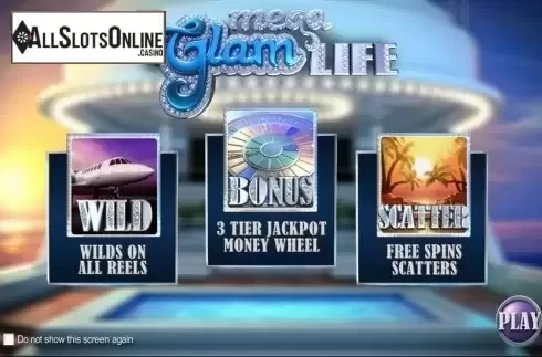 Screen2. Mega Glam Life JP from Betsoft