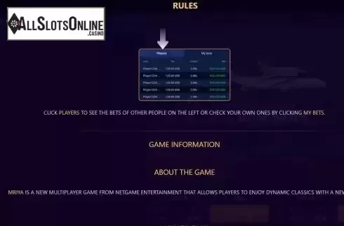 Rules Screen 2
