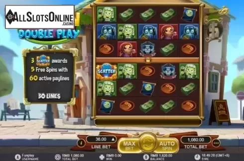 Reel Screen. Nation Double Play from GamePlay