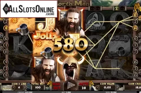 Win screen 1. North Men from Capecod Gaming