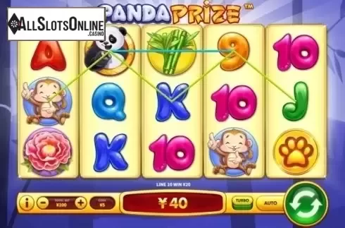 Win Screen . Panda Prize from Skywind Group