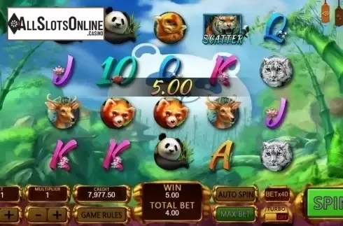 Win Screen. Panda's Gold (XIN Gaming) from XIN Gaming