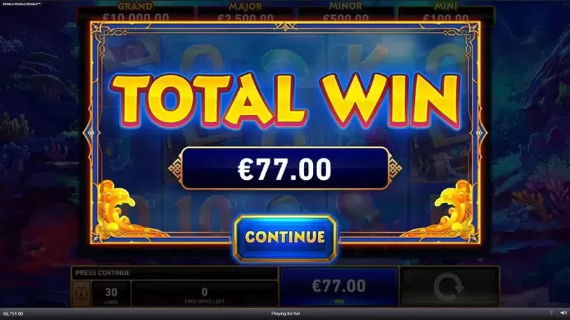 Pearls Pearls Pearls slot screenshot 6