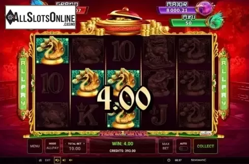 Win Screen 2. Phoenix Fortune from Greentube