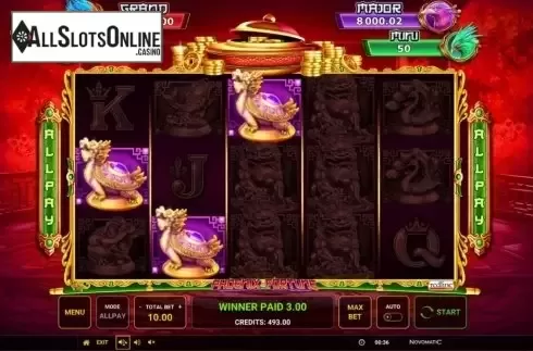 Win Screen 1. Phoenix Fortune from Greentube