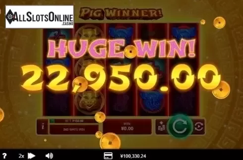 Huge Win. Pig Winner from RTG