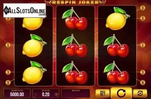 Reel Screen. Respin Joker from SYNOT