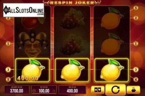Win. Respin Joker from SYNOT