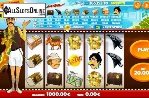 Reels screen. Sallskaps Resan from PAF