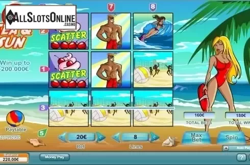 Screen 1. Sea & Sun from NeoGames