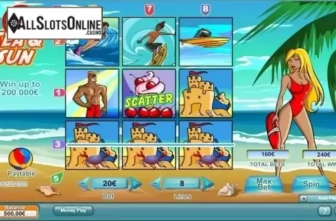 Screen 3. Sea & Sun from NeoGames