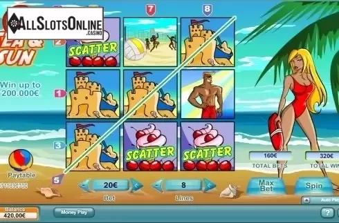 Screen 2. Sea & Sun from NeoGames
