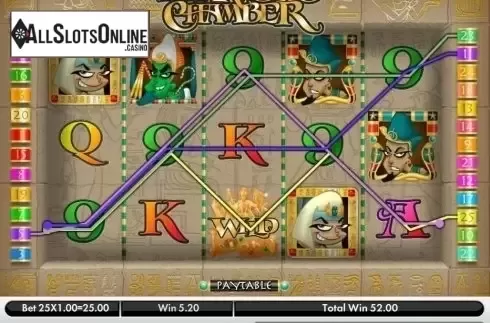 Win Screen 2. Secret of the Pharaoh's Chamber from Gamesys