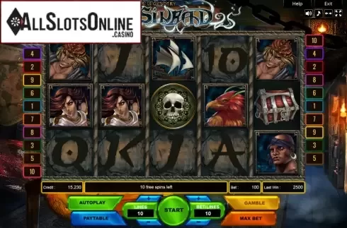 Reel Screen. Sinbad (Platin Gaming) from Platin Gaming