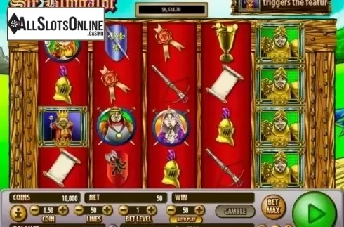 Reels screen. Sir Blingalot from Habanero