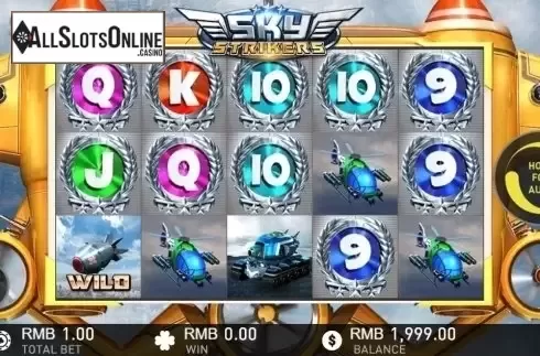 Game Workflow screen. Sky Strikers from GamePlay