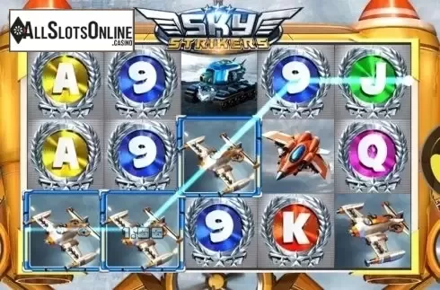 Win Screen. Sky Strikers from GamePlay