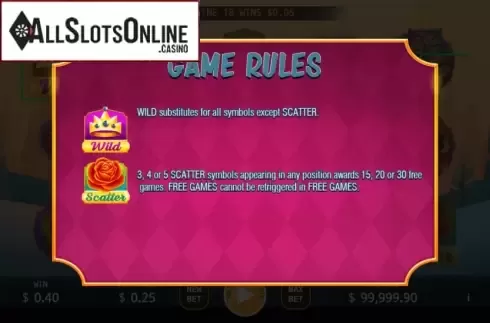Rules 2. Snow White (Ka Gaming) from KA Gaming