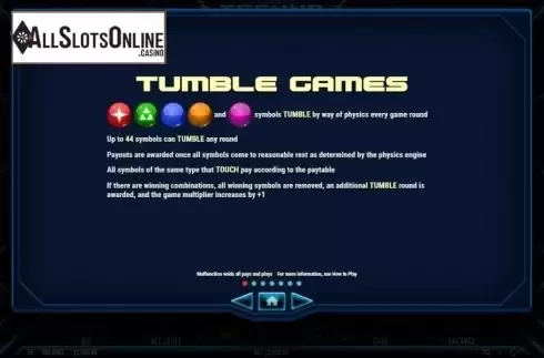 Game Rules 1. Techno Tumble from Habanero