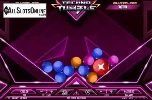 Free Spins 2. Techno Tumble from Habanero