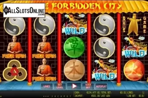 Game reels. The Forbidden City HD from World Match