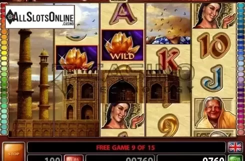 Screen3. The Wonders Of Taj Mahal from Casino Technology