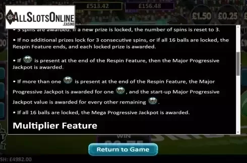 Game Rules screen 2