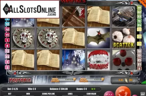 Screen2. Vampires (Portomaso) from Portomaso Gaming