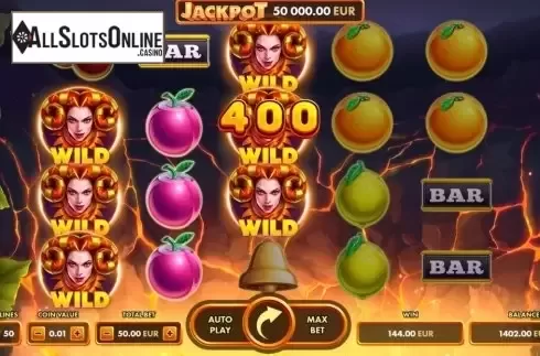 Win screen 2. Volcano Fruits from NetGame