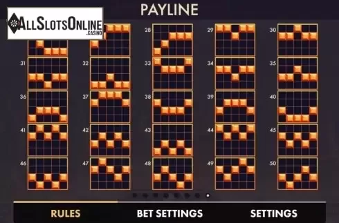 Paytabe screen 4. Volcano Fruits from NetGame