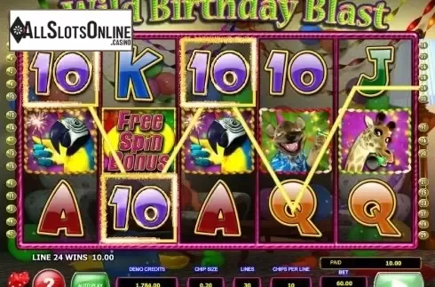 Win. Wild Birthday Blast from 2by2 Gaming