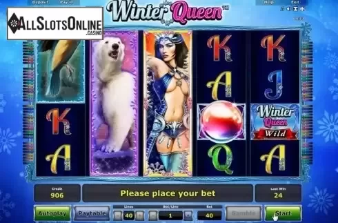 Screen 1. Winter Queen from Greentube