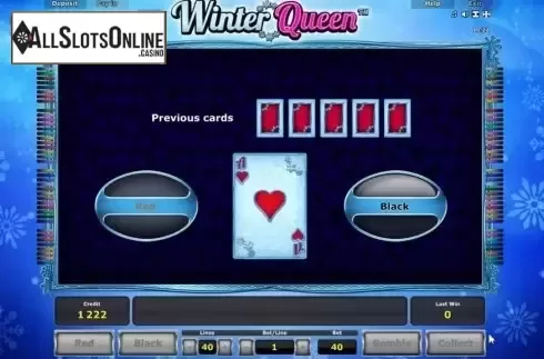 Screen 5. Winter Queen from Greentube