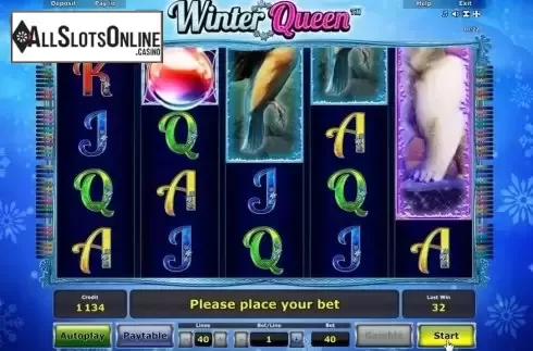 Screen 2. Winter Queen from Greentube