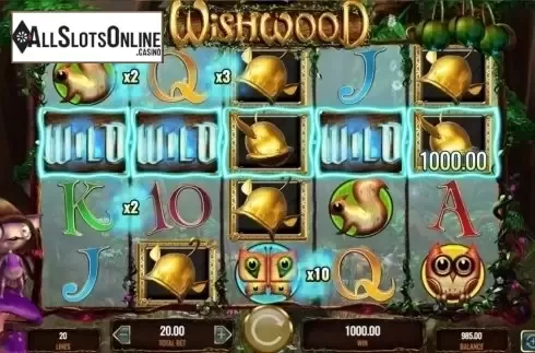 Game Workflow screen . Wishwood from IGT