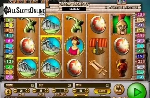 Win screen 4. Zeus 2 (Habanero) from Habanero