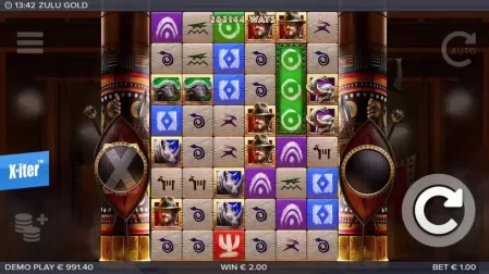 Zulu Gold slot screenshot 5