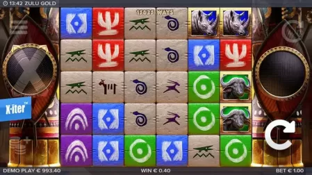 Zulu Gold slot screenshot 3