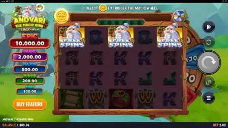 Andvari: The Magic Ring slot screenshot 2
