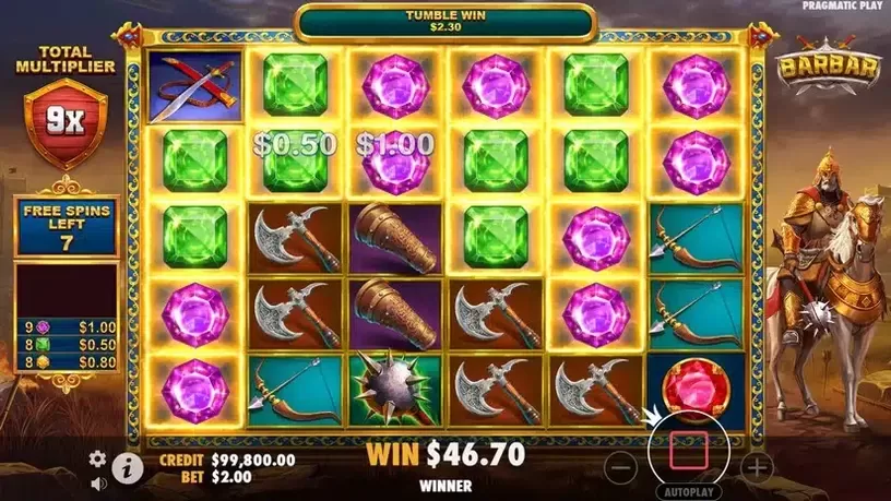 Barbar slot screenshot 6